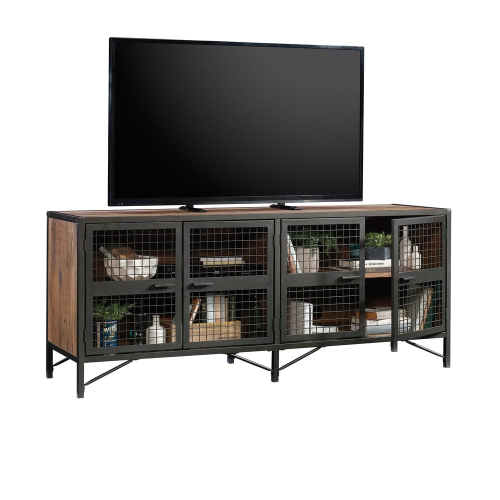 Boulevard Cafe Credenza, For TVs up to 60", Black finish. Picture 1