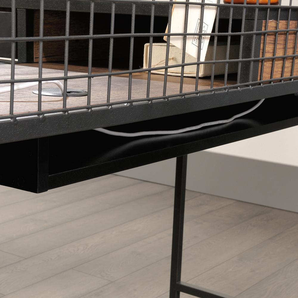 Boulevard Cafe L Desk, Black finish. Picture 14