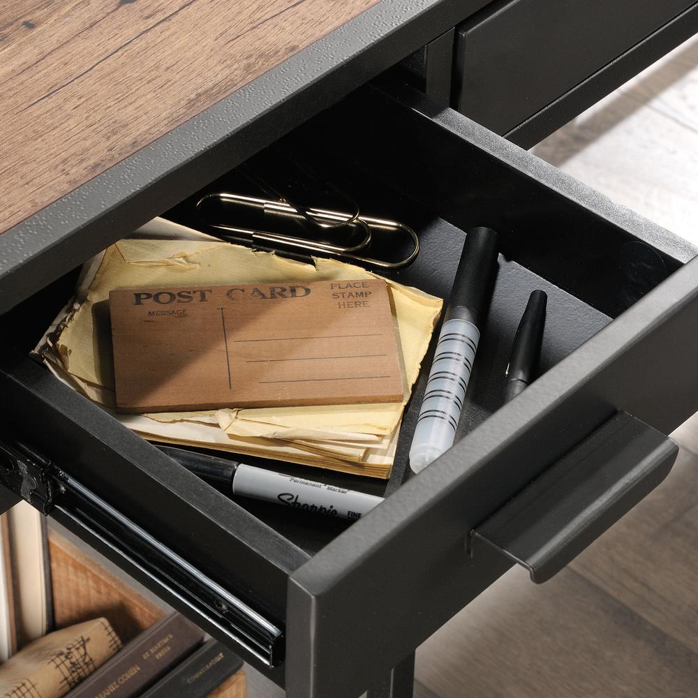Boulevard Cafe L Desk, Black finish. Picture 15
