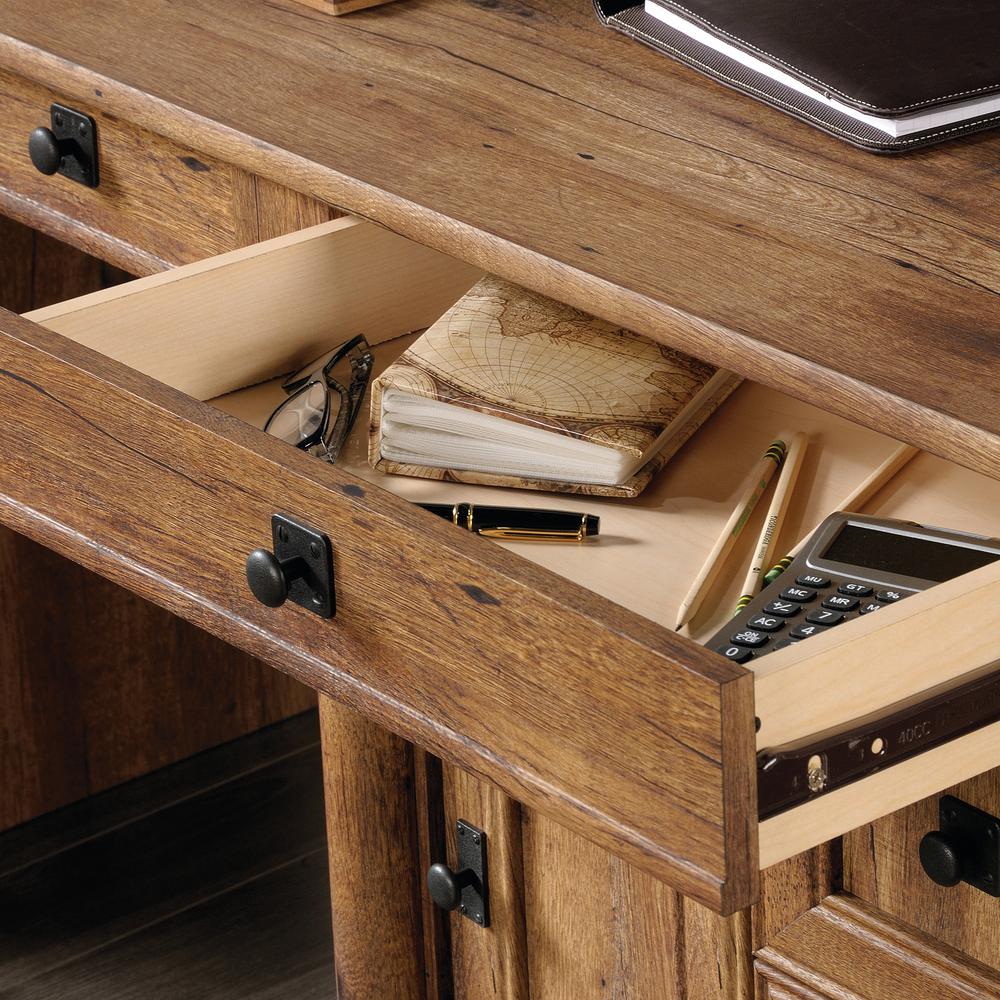 Palladia Computer Desk With Hutch Vo A2. Picture 9