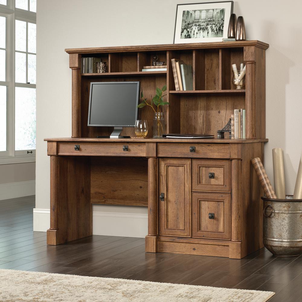 Palladia Computer Desk With Hutch Vo A2. Picture 3
