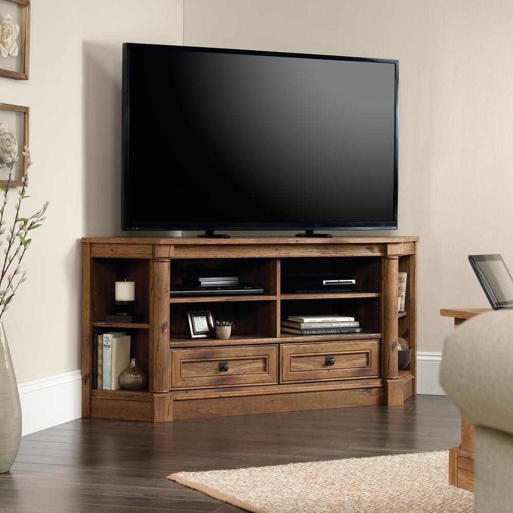 Palladia Entertainment Credenza, For TVs up to 60", Vintage Oak finish. Picture 3