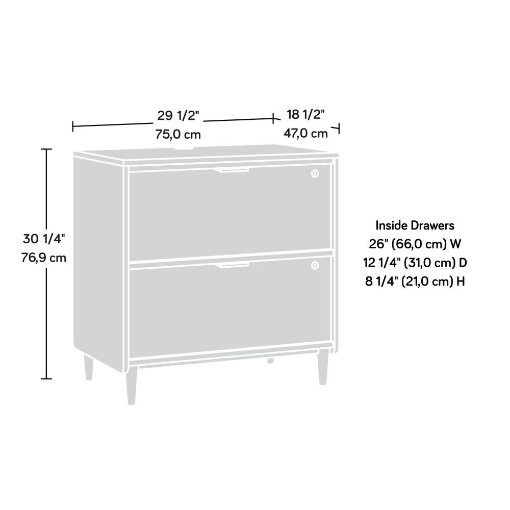 Clifford Place Commercial Office File Cabinet, Grand Walnut finish. Picture 4