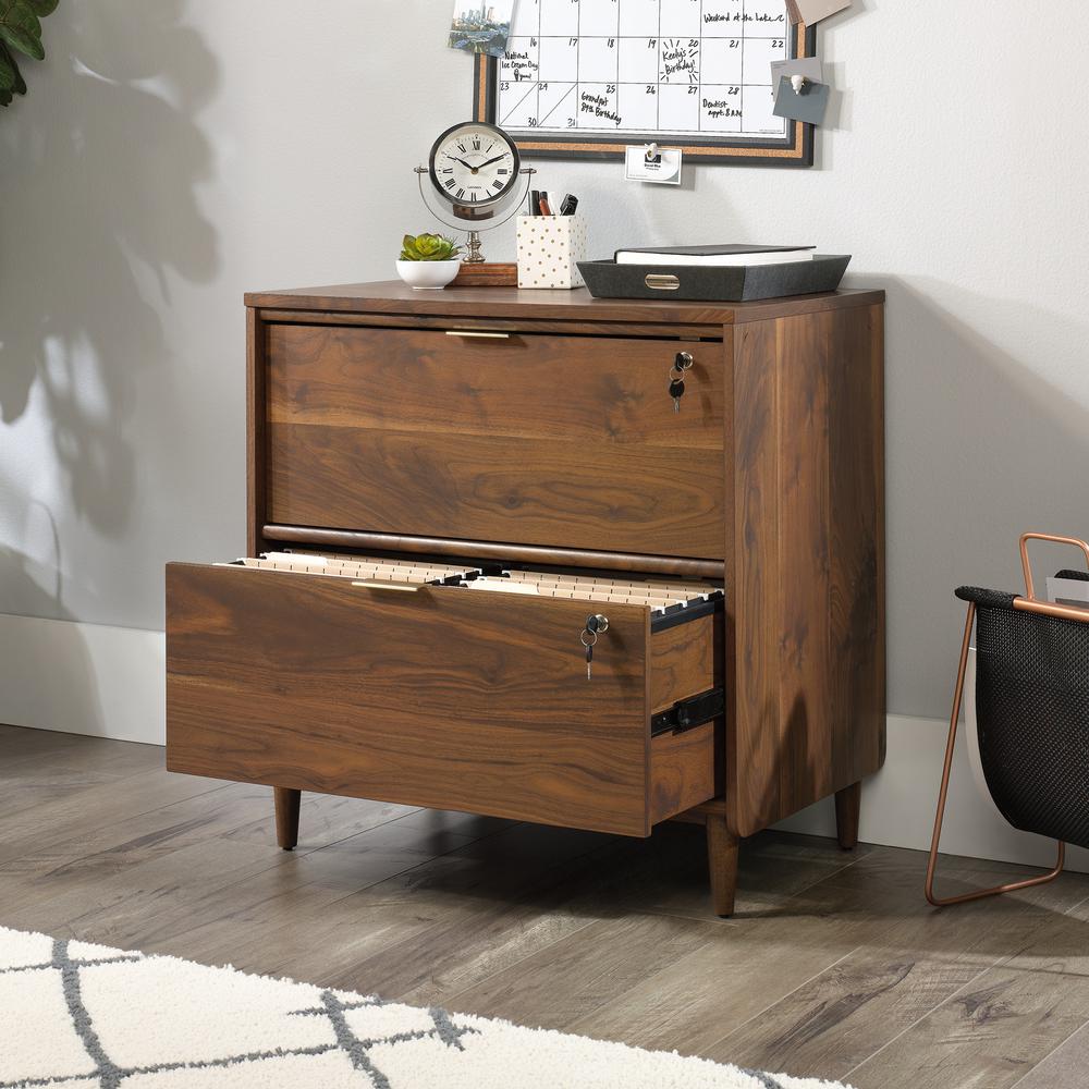 Clifford Place Commercial Office File Cabinet, Grand Walnut finish. Picture 6