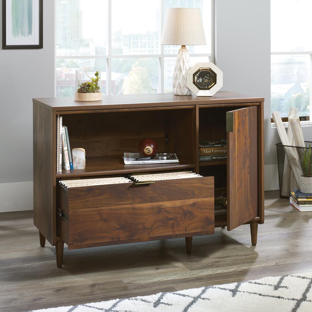 Clifford Place Credenza, For TVs up to 46", Grand Walnut finish. Picture 8