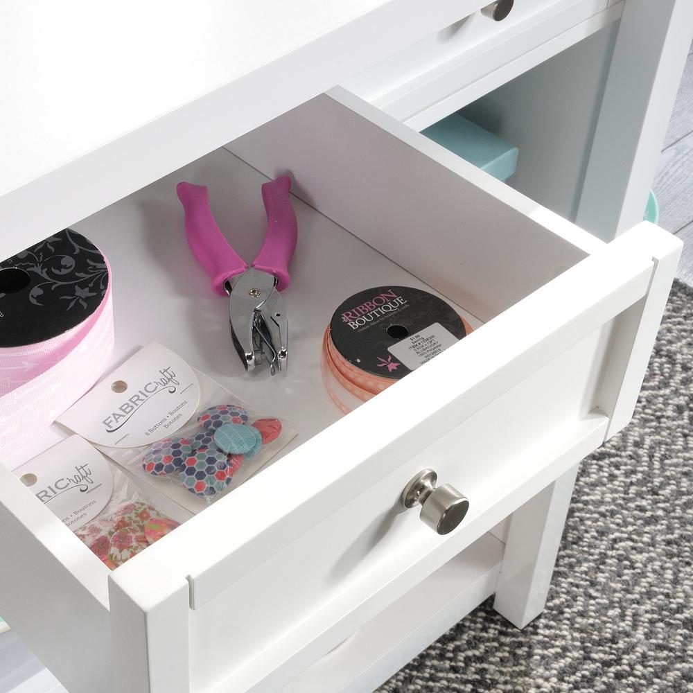 Craft Pro Series Craft & Hobby Storage, White finish. Picture 8