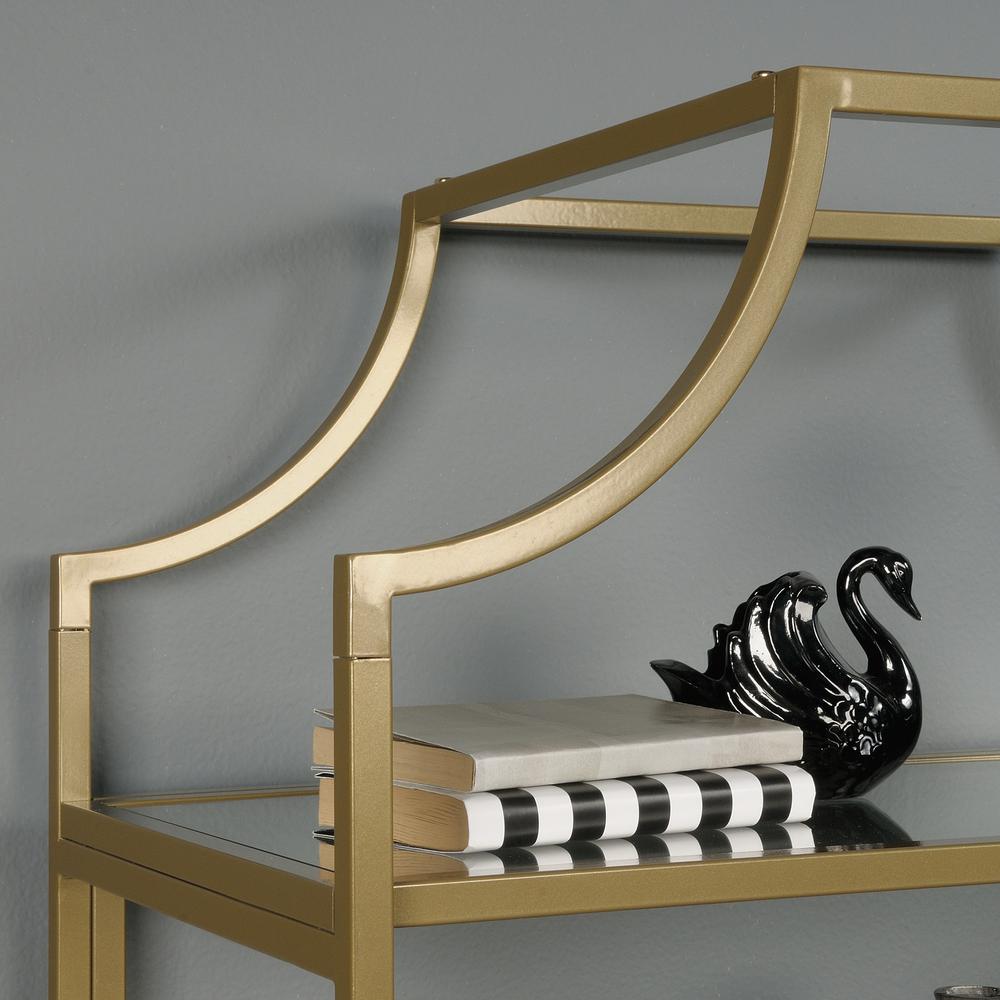 International Lux Bookcase Satin Gold. Picture 5