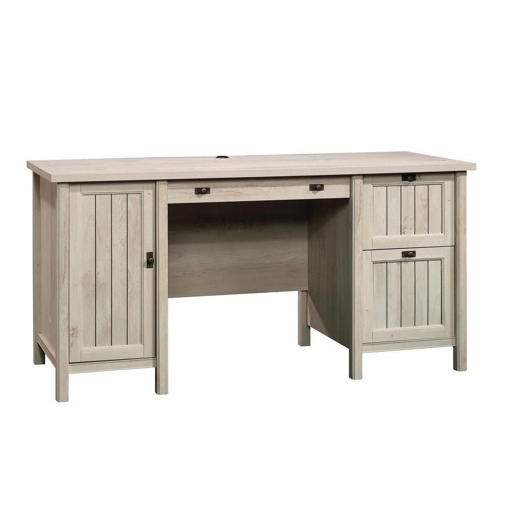 Costa Commercial Office Desk, Chalked Chestnut finish. Picture 3