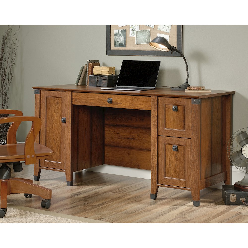 Carson Forge Computer Desk. Picture 2