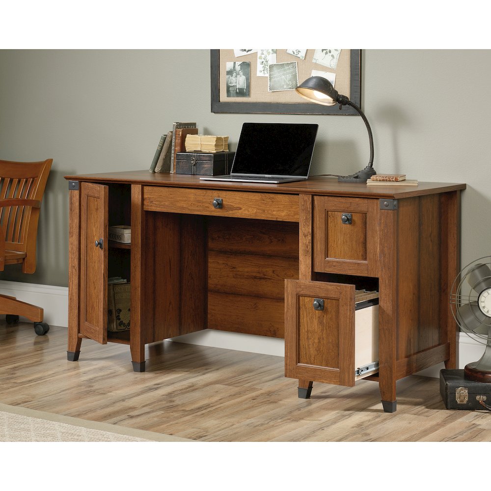 Carson Forge Computer Desk. Picture 3