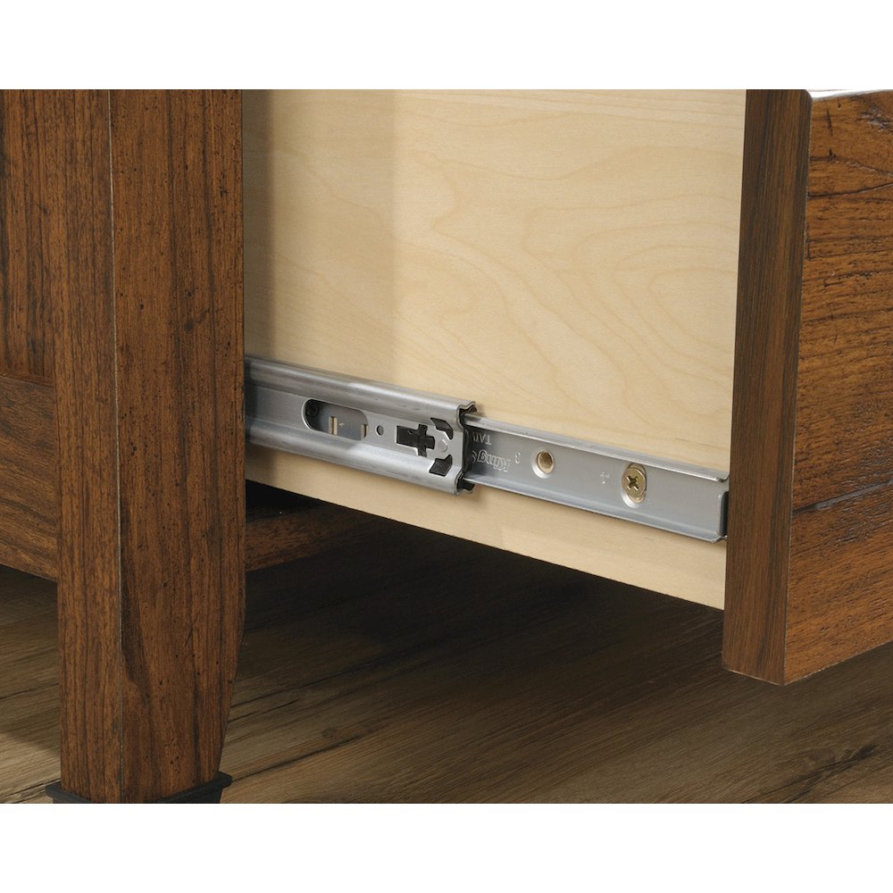 Carson Forge File Cabinet, Washington Cherry finish. Picture 8
