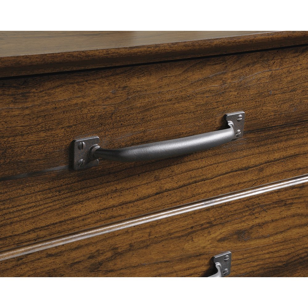 Carson Forge File Cabinet, Washington Cherry finish. Picture 9