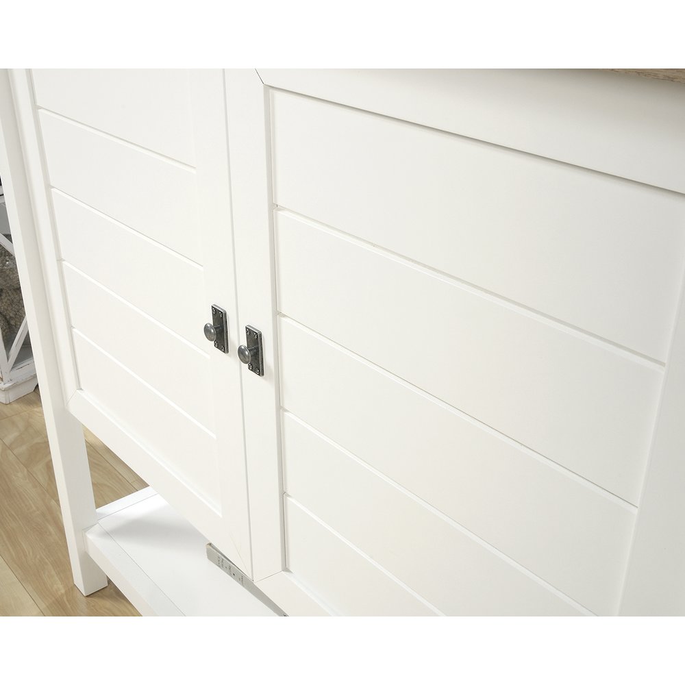 Cottage Road Storage Cabinet, Soft White finish. Picture 6