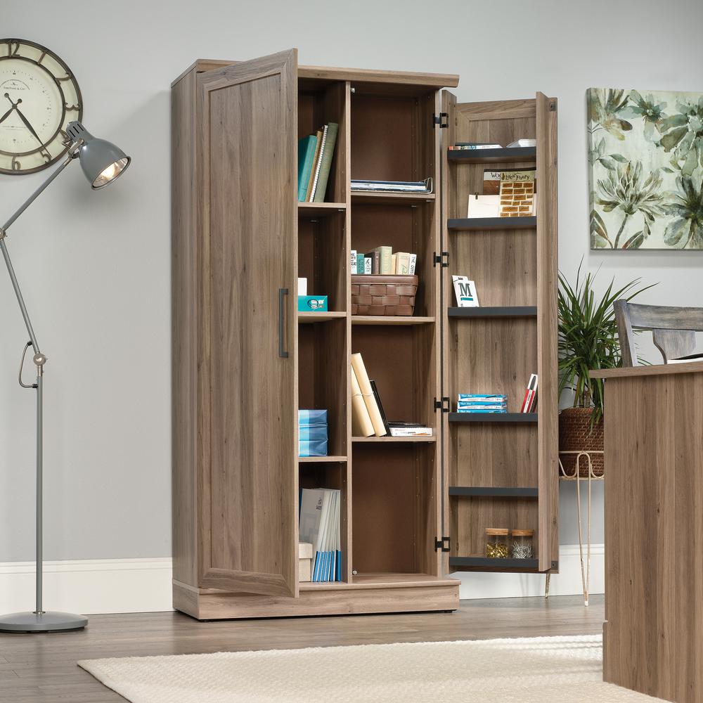 HomePlus Storage Cabinet, Salt Oak finish. Picture 12
