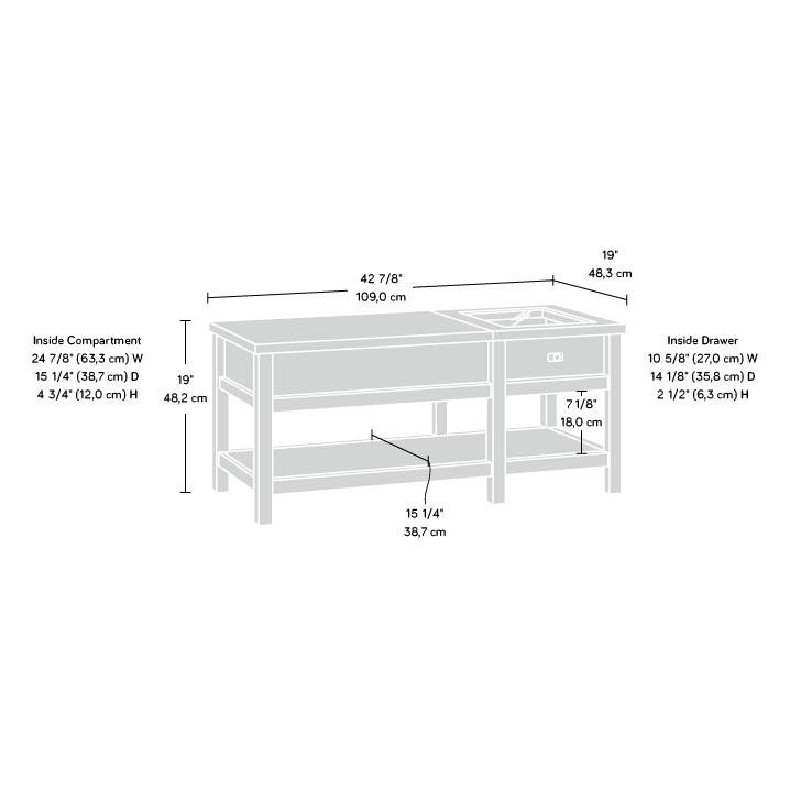 Cottage Road Lift Top Coffee Table Myo. Picture 6
