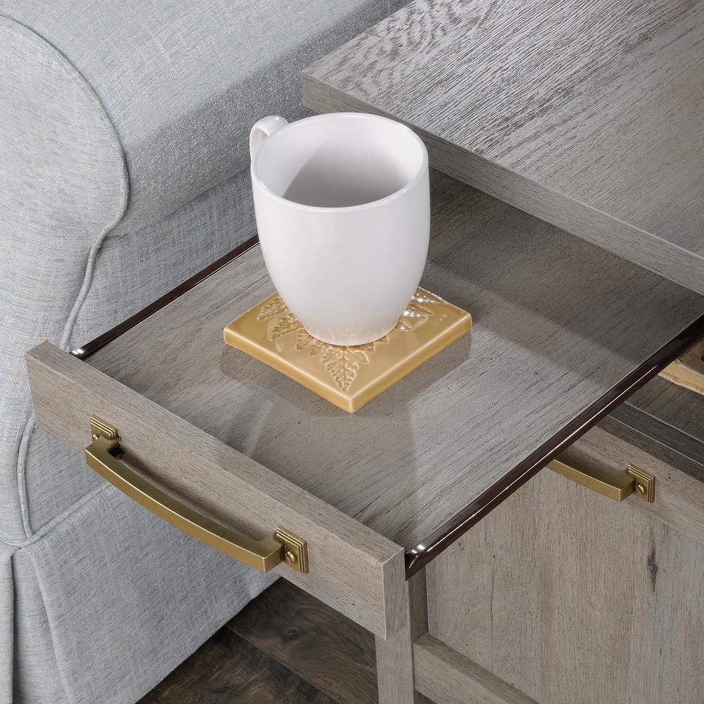 Cannery Bridge Chair Side Table, Mystic Oak finish. Picture 8