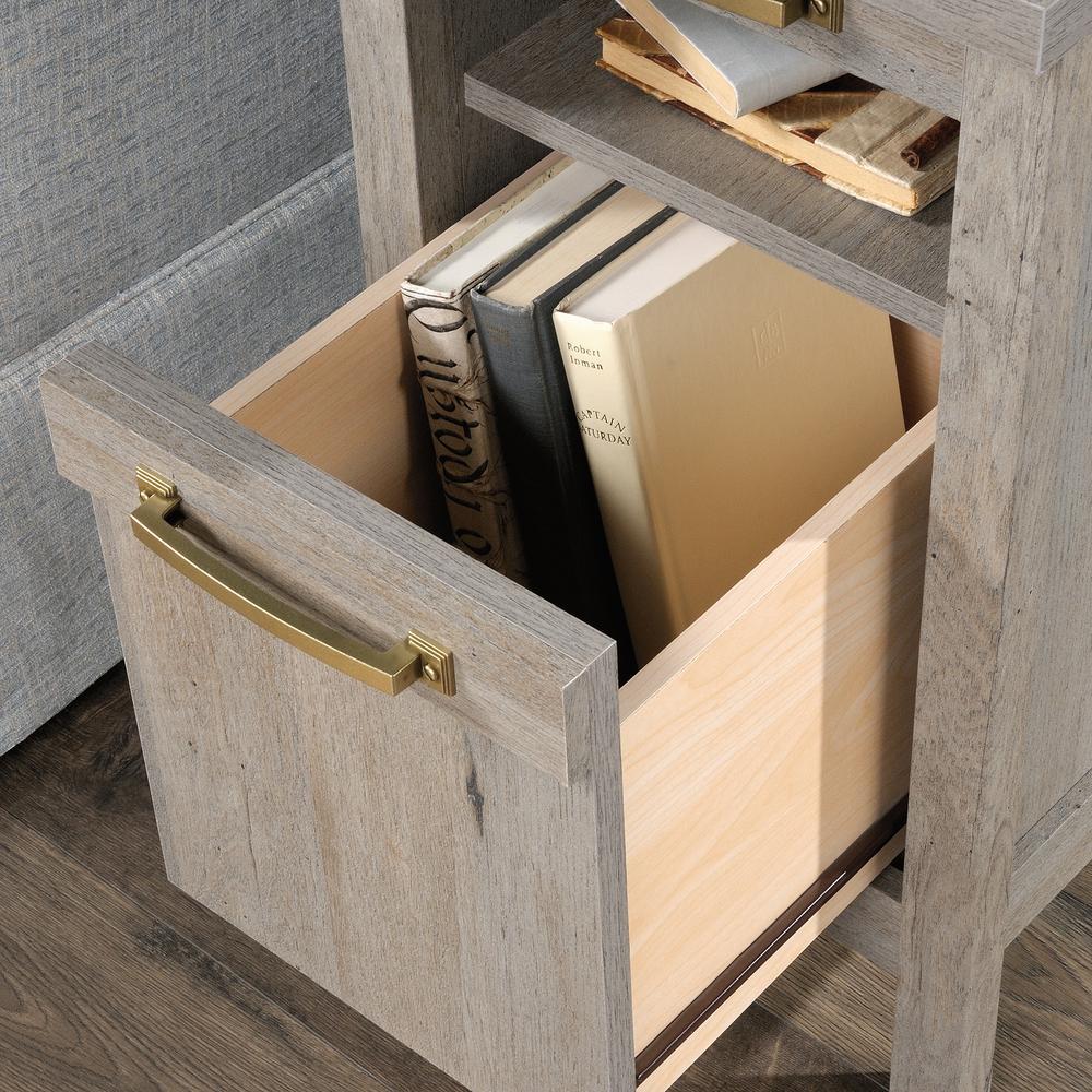 Cannery Bridge Chair Side Table, Mystic Oak finish. Picture 9