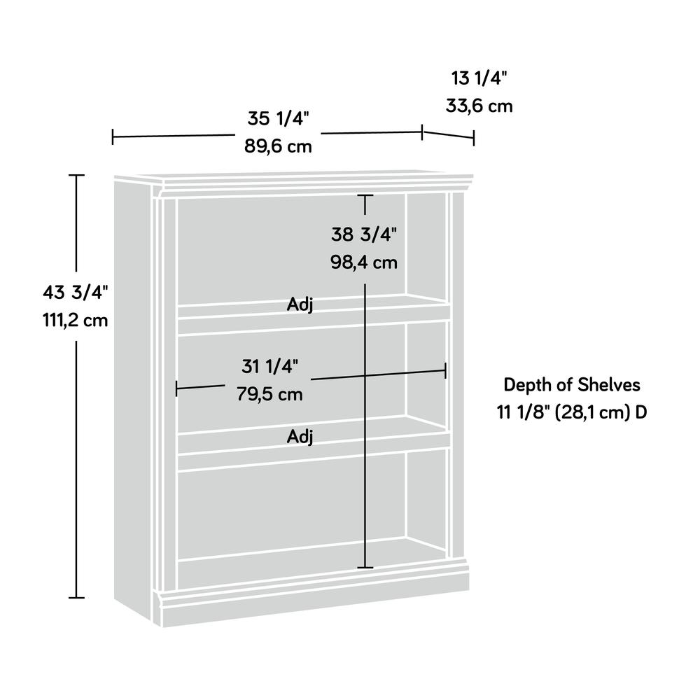 Miscellaneous Storage Bookcase, Chalked Chestnut finish. Picture 8