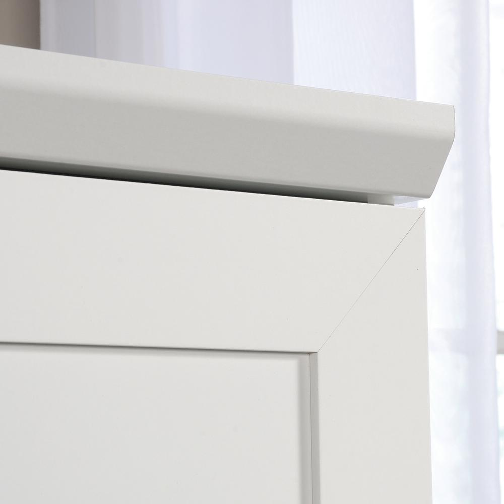 HomePlus Storage Armoire, Soft White finish. Picture 4