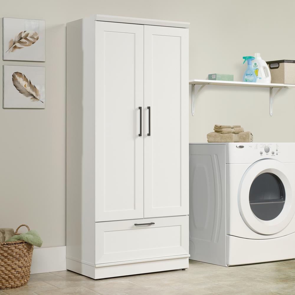 HomePlus Storage Armoire, Soft White finish. Picture 11