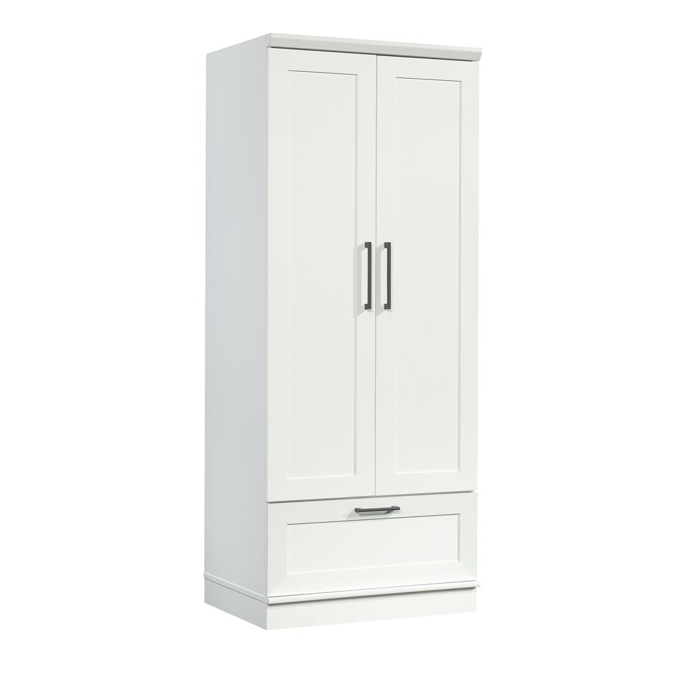 HomePlus Storage Armoire, Soft White finish. Picture 1