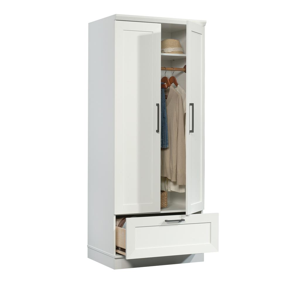 HomePlus Storage Armoire, Soft White finish. Picture 2
