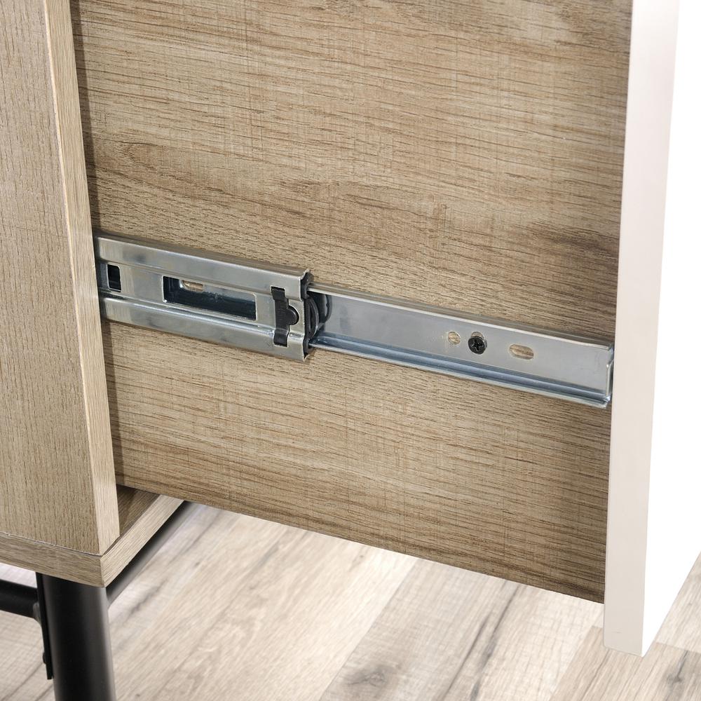 Anda Norr Executive Desk, Sky Oak finish. Picture 10