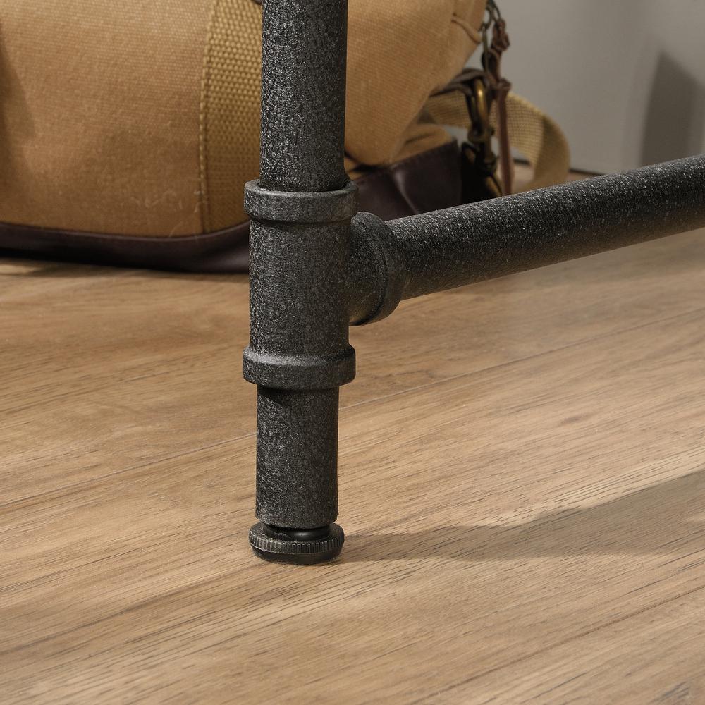 Iron City Desk, Checked Oak. Picture 12