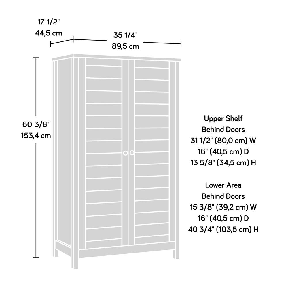 Cottage Road Storage Cabinet, Soft White finish. Picture 3