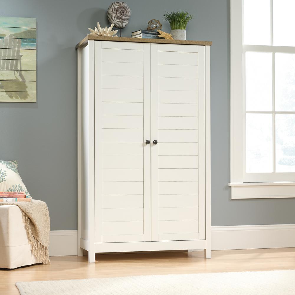 Cottage Road Storage Cabinet, Soft White finish. Picture 4