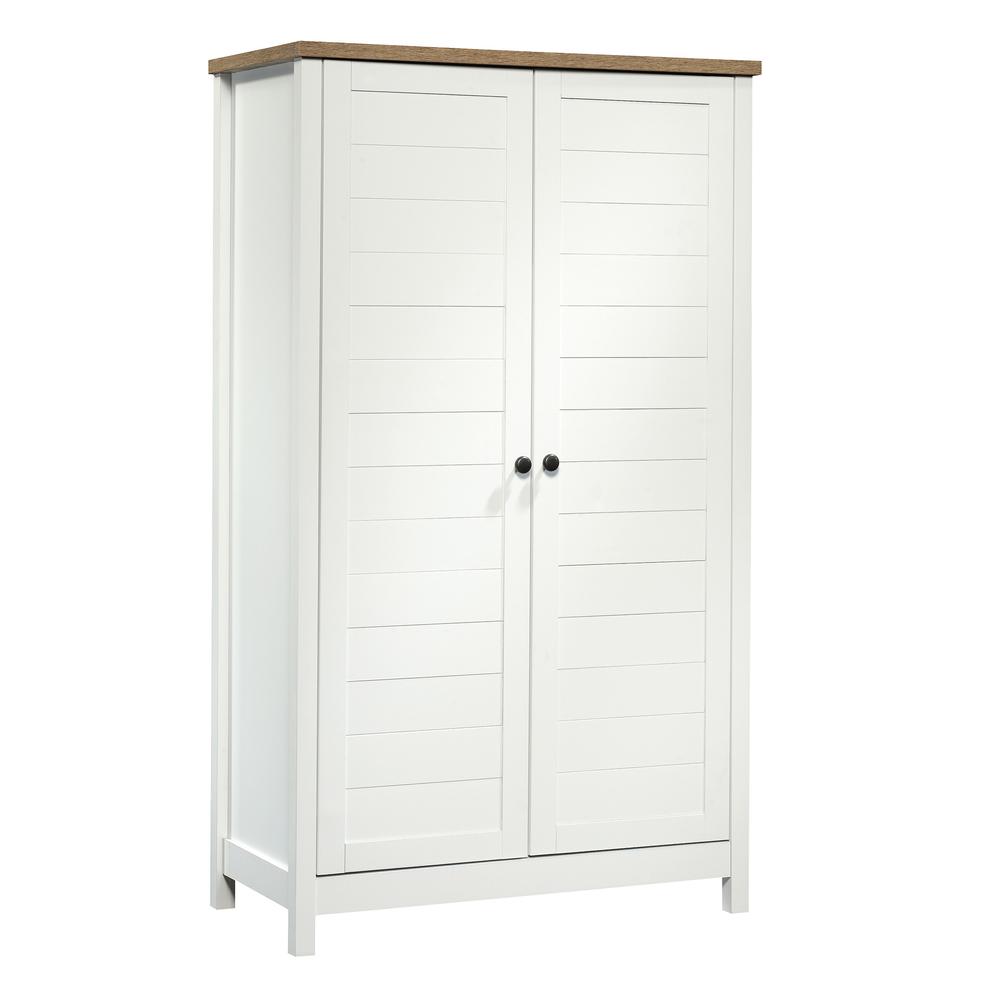 Cottage Road Storage Cabinet, Soft White finish. Picture 1