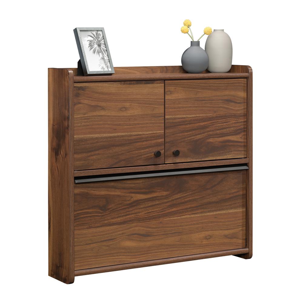 Harvey Park Wall Mount Desk, Grand Walnut finish. Picture 1