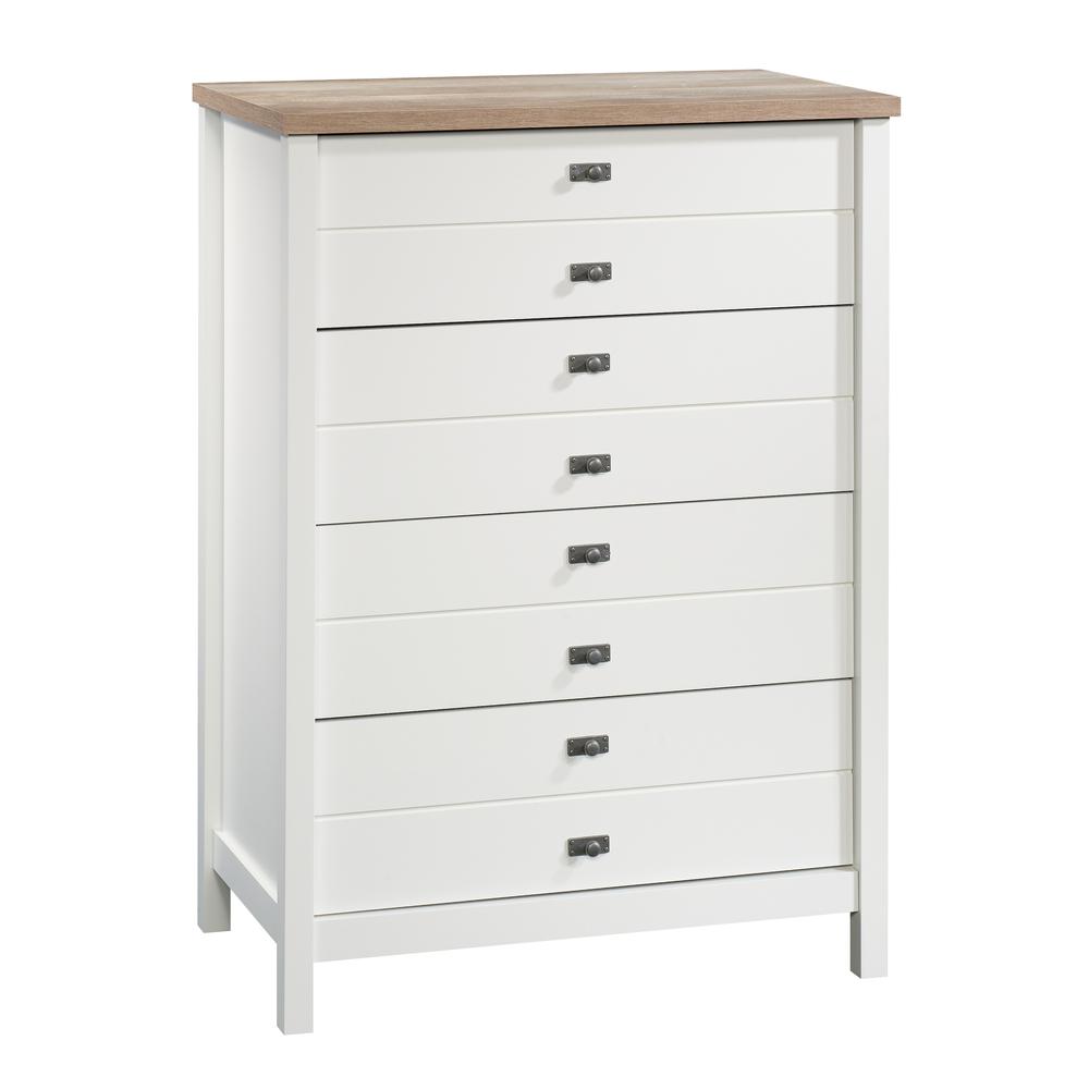Cottage Road Chest, Soft White finish. Picture 1