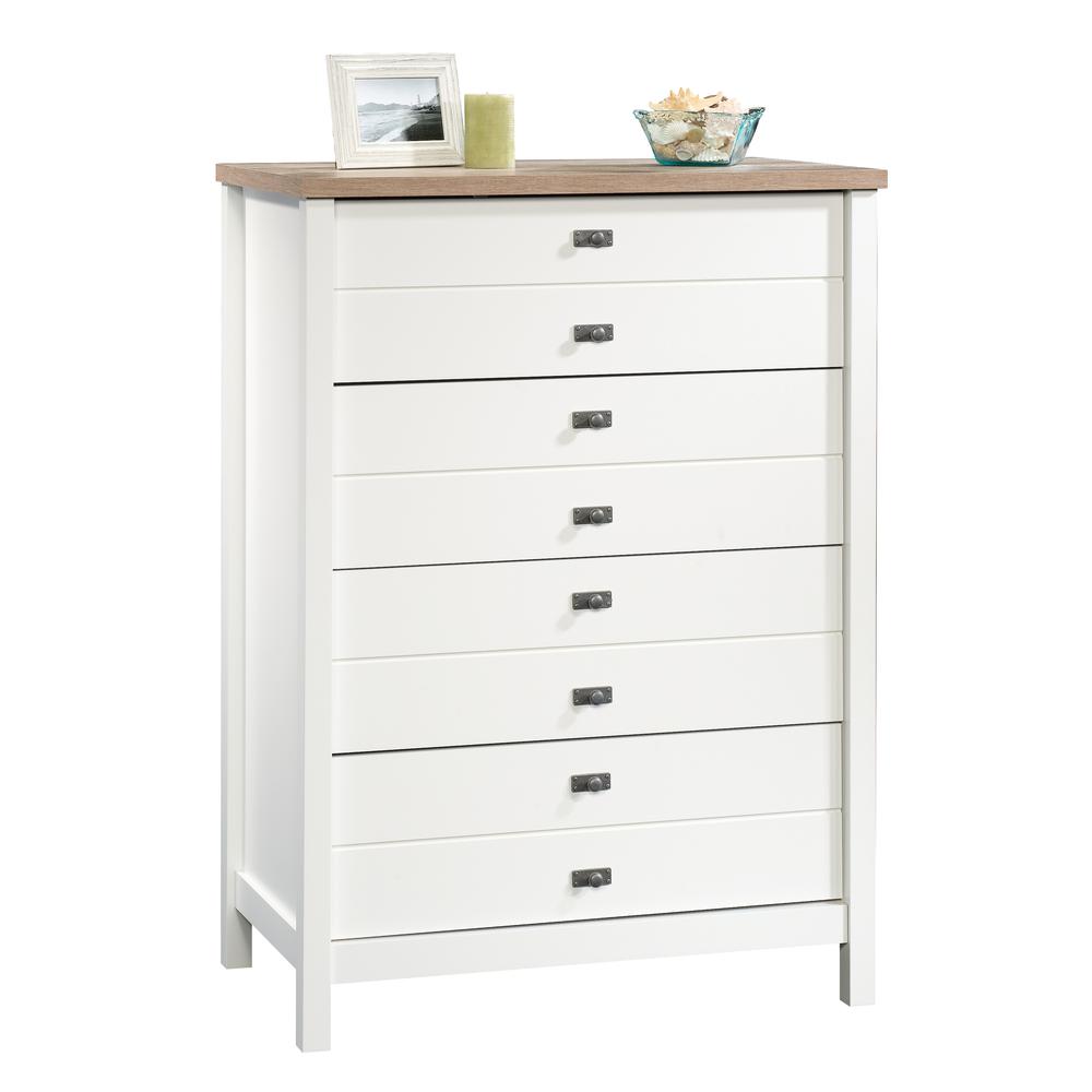 Cottage Road Chest, Soft White finish. Picture 2