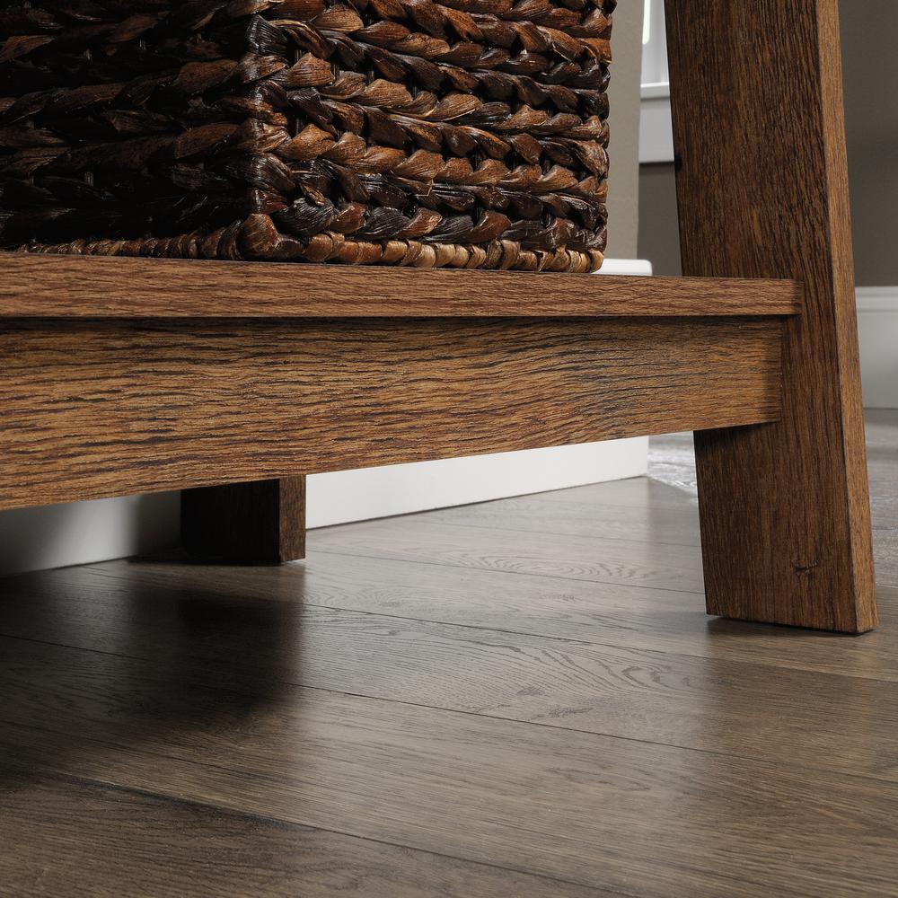 Trestle Open Shelving, Vintage Oak finish. Picture 8