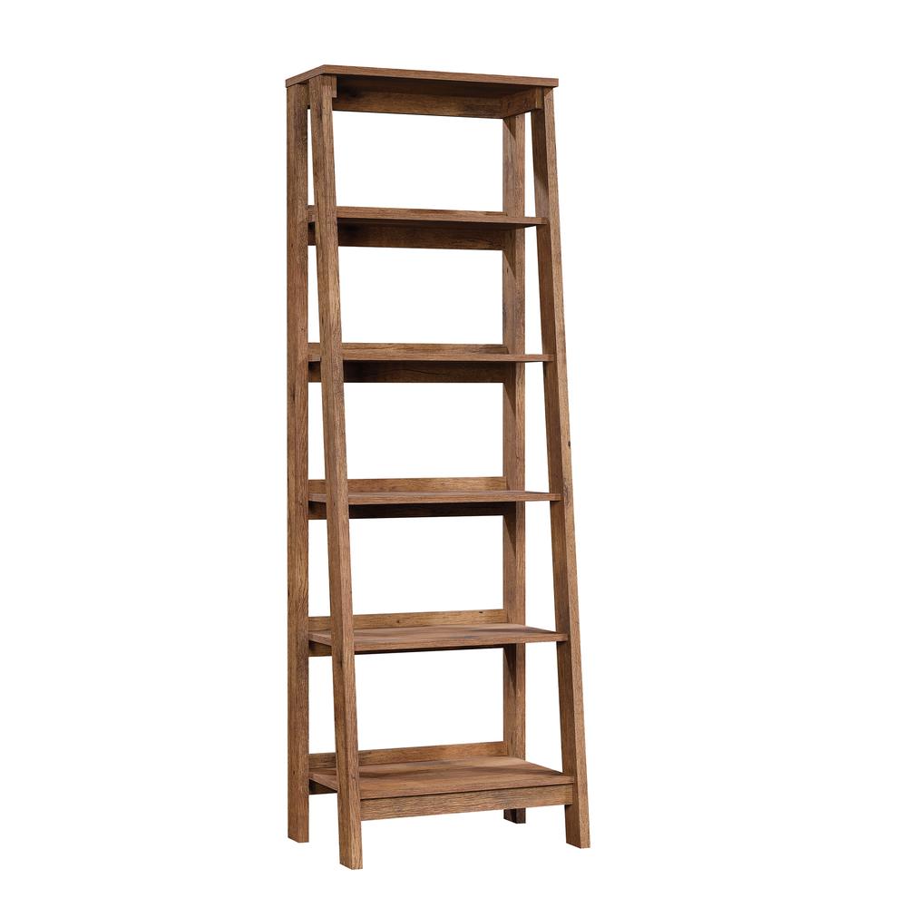 Trestle Open Shelving, Vintage Oak finish. Picture 1
