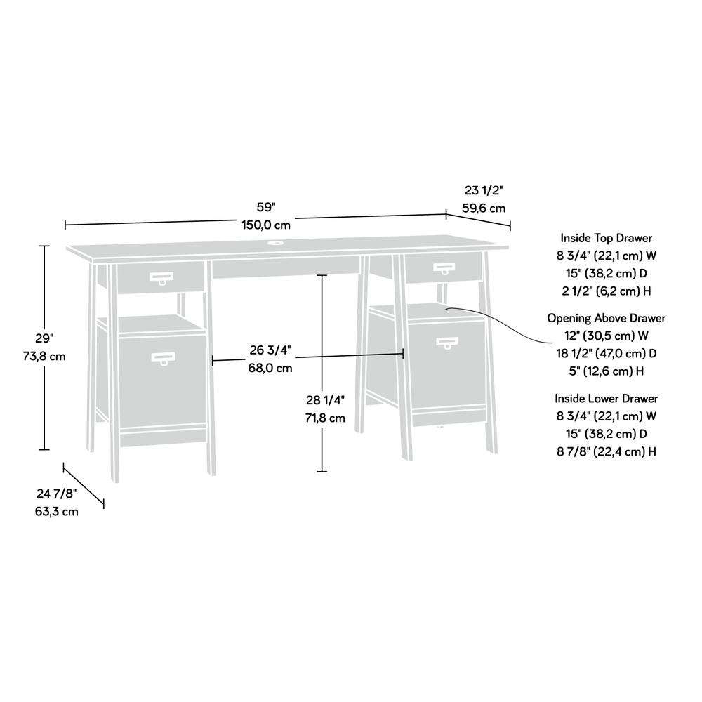 Trestle Executive Trestle Desk Chc. Picture 17