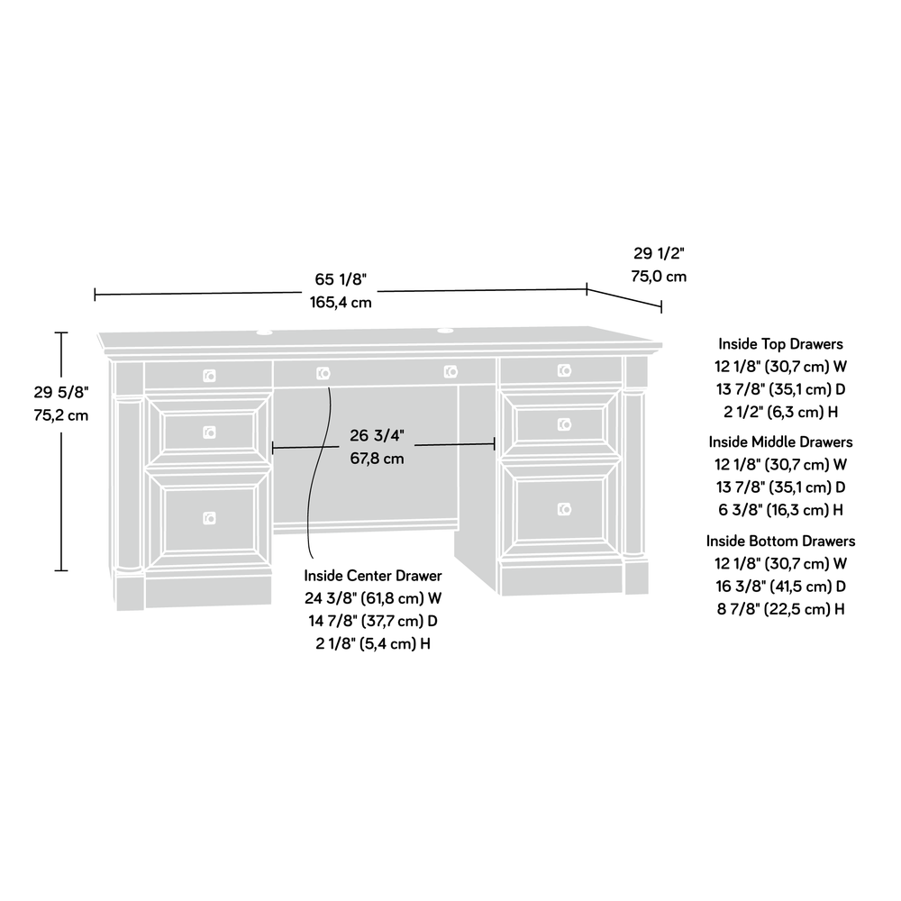 Palladia Executive Desk Spo A2. Picture 19