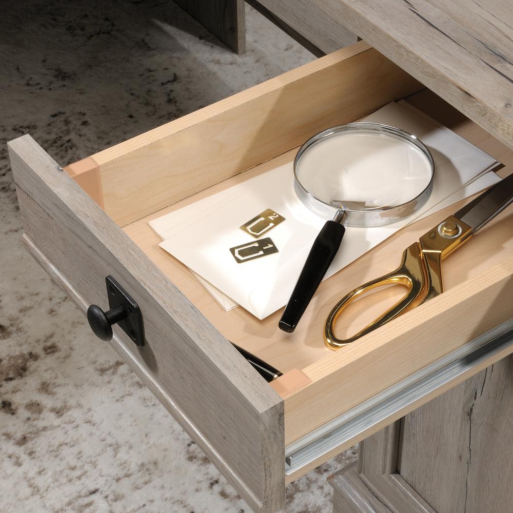 Palladia L Desk, Split Oak finish. Picture 11