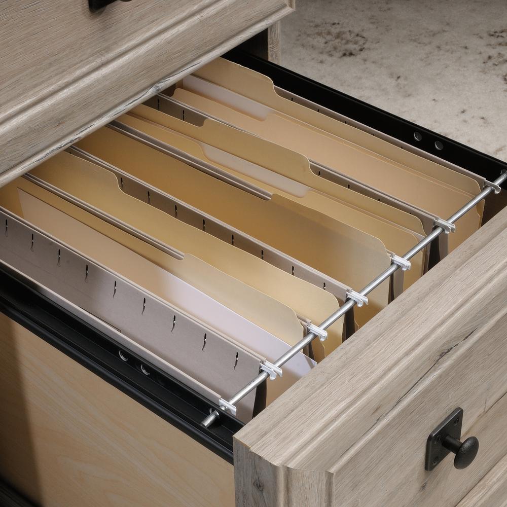 Palladia L Desk, Split Oak finish. Picture 12