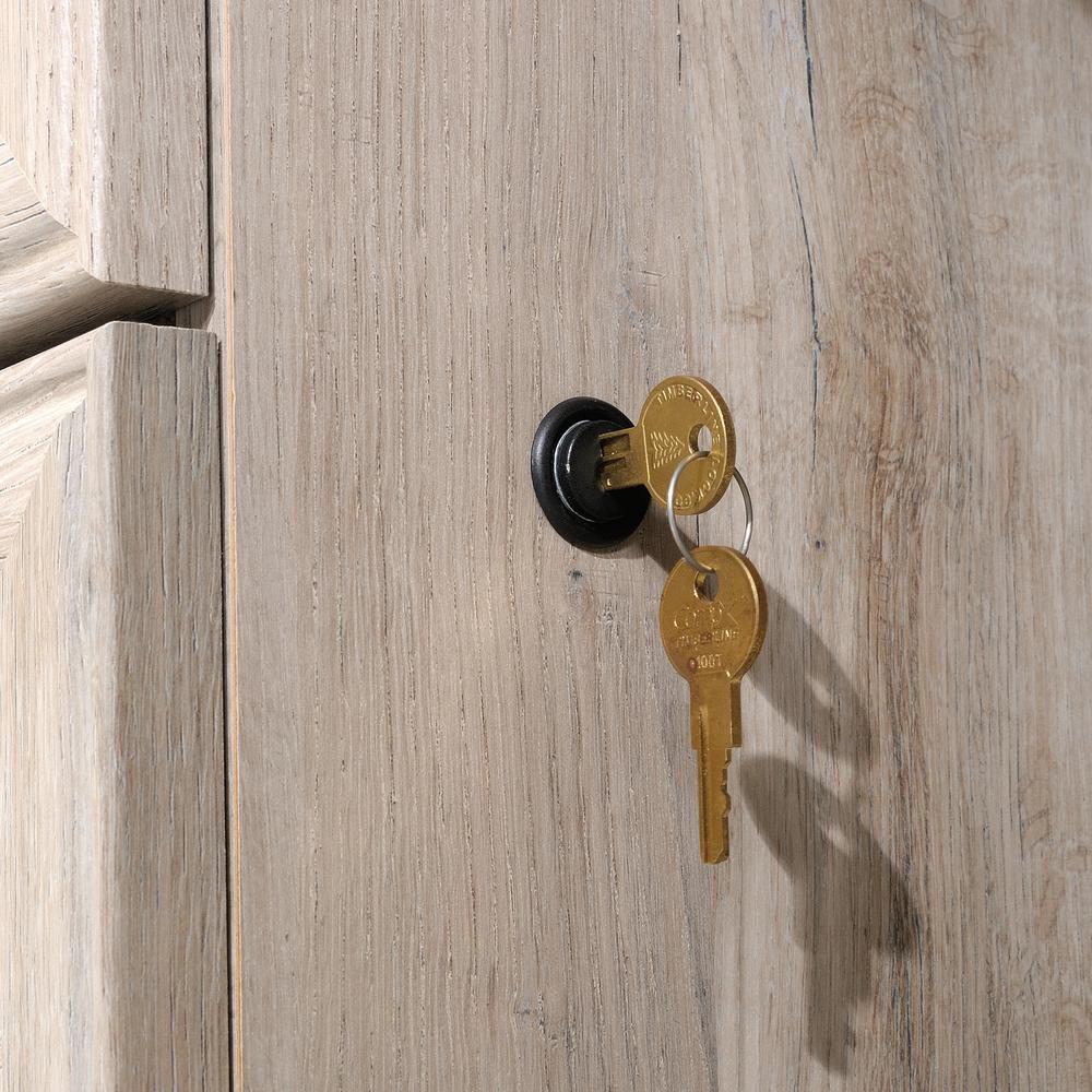 Palladia L Desk, Split Oak finish. Picture 14