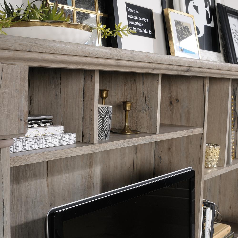 Palladia Computer Desk with Hutch, Split Oak finish. Picture 8