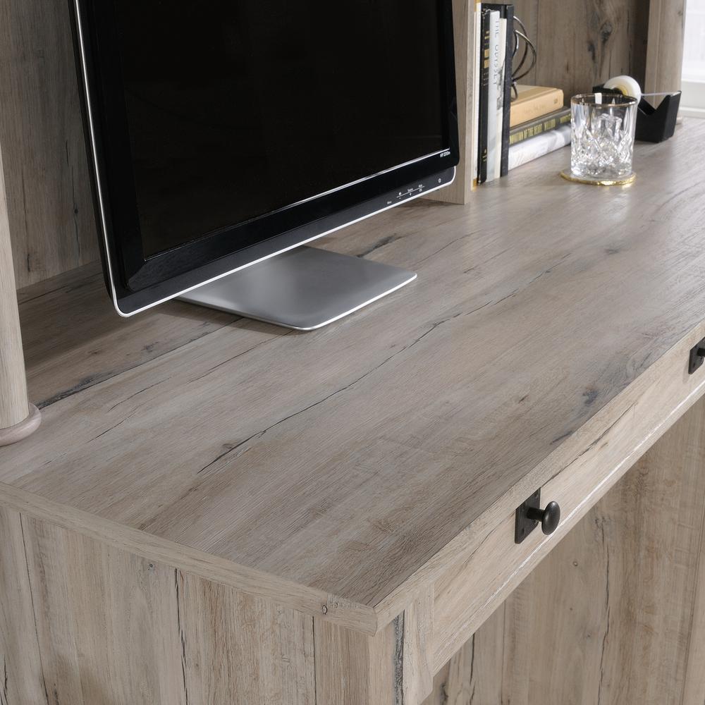 Palladia Computer Desk with Hutch, Split Oak finish. Picture 9