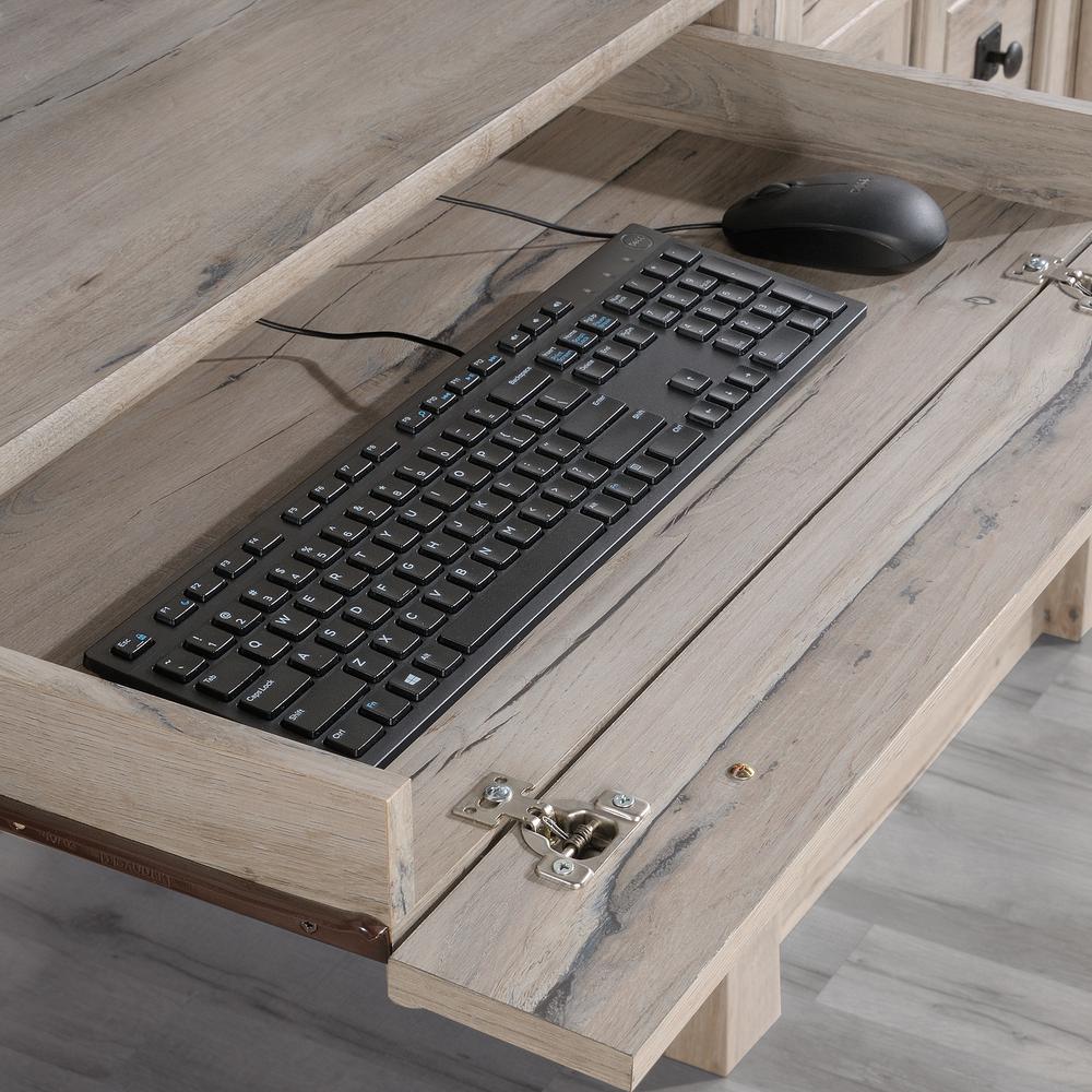 Palladia Computer Desk with Hutch, Split Oak finish. Picture 10