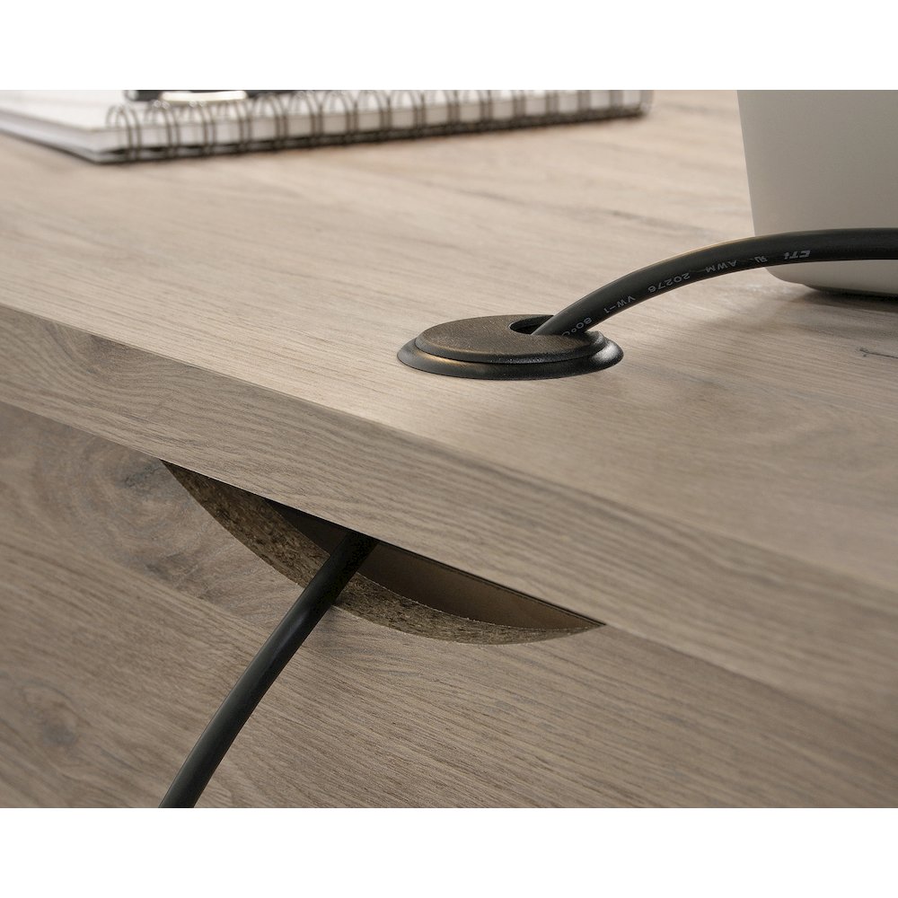 Summit Station Desk, Laurel Oak finish. Picture 9