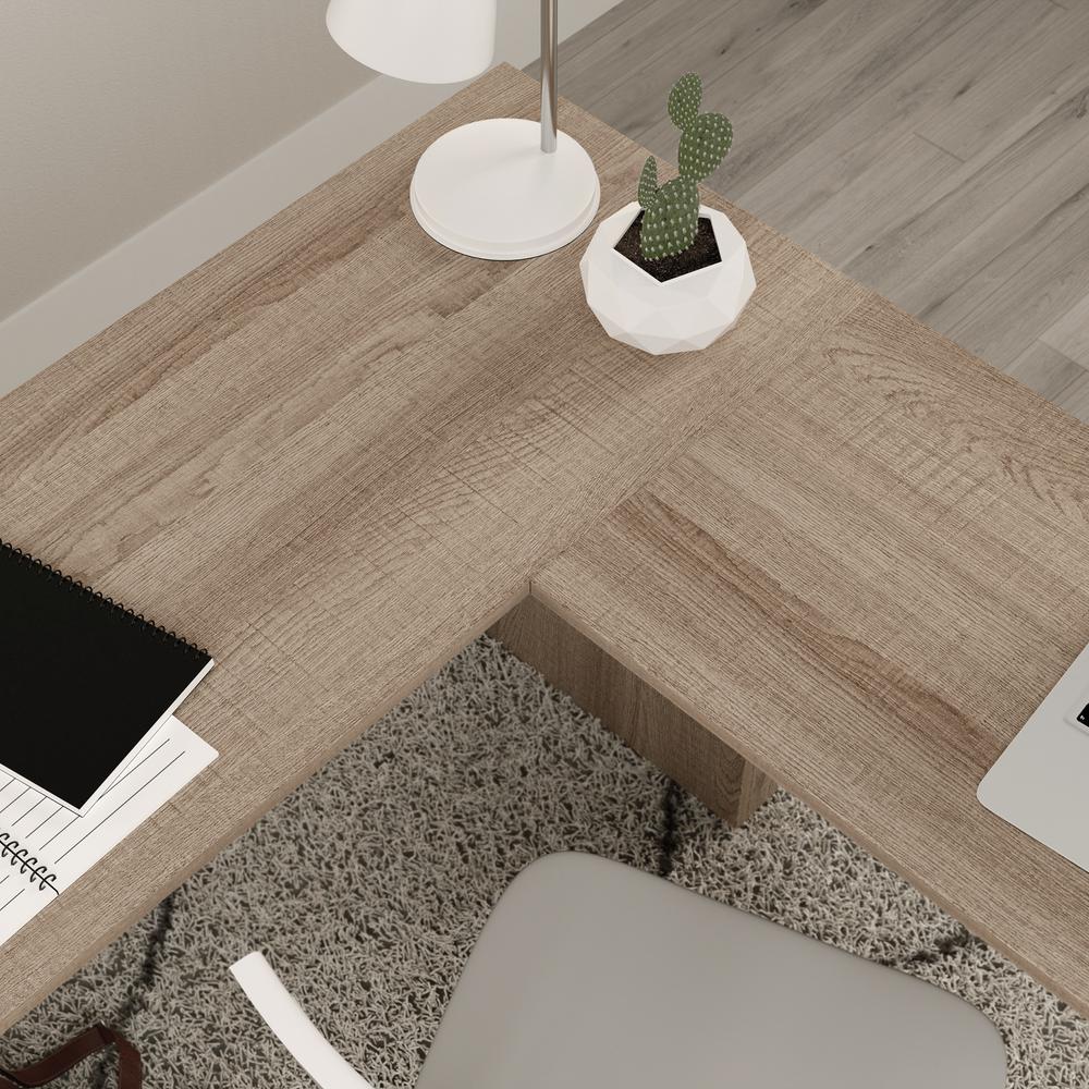 Beginnings L Desk, Summer Oak finish. Picture 10