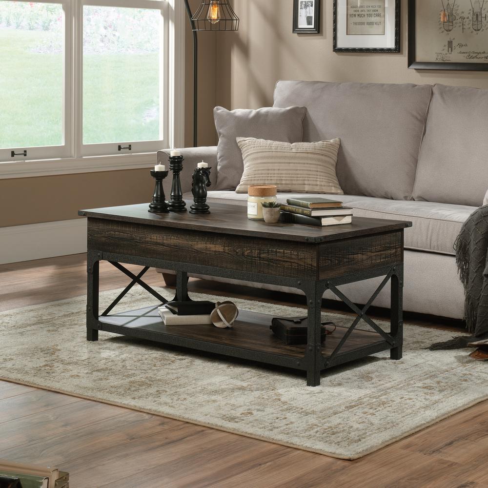 Steel River Coffee Table, Carbon Oak finish. Picture 4