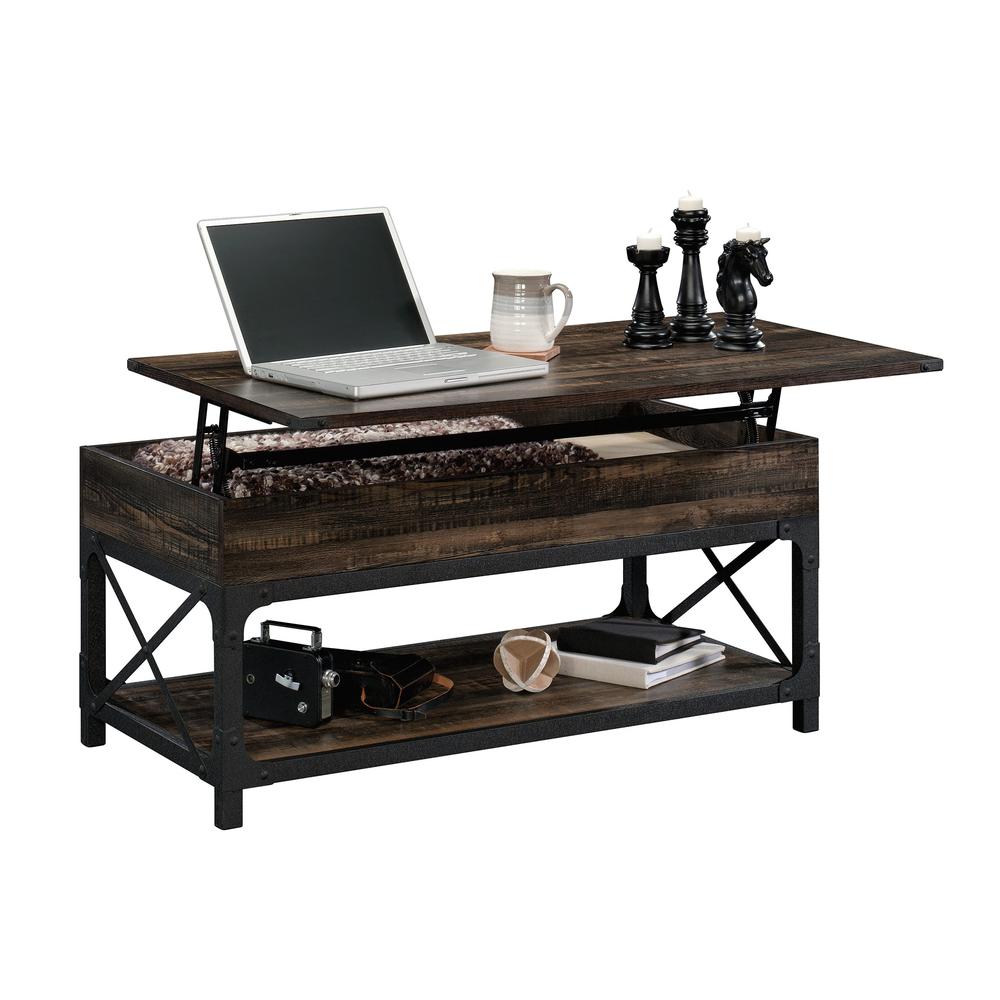 Steel River Coffee Table, Carbon Oak finish. Picture 1