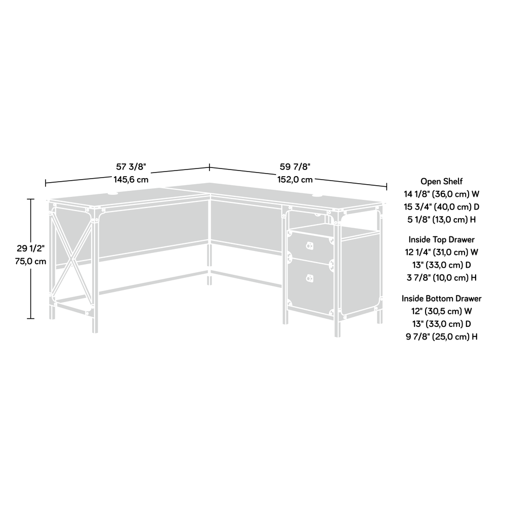 Contemporary L-shaped Desk, Belen Kox. Picture 2