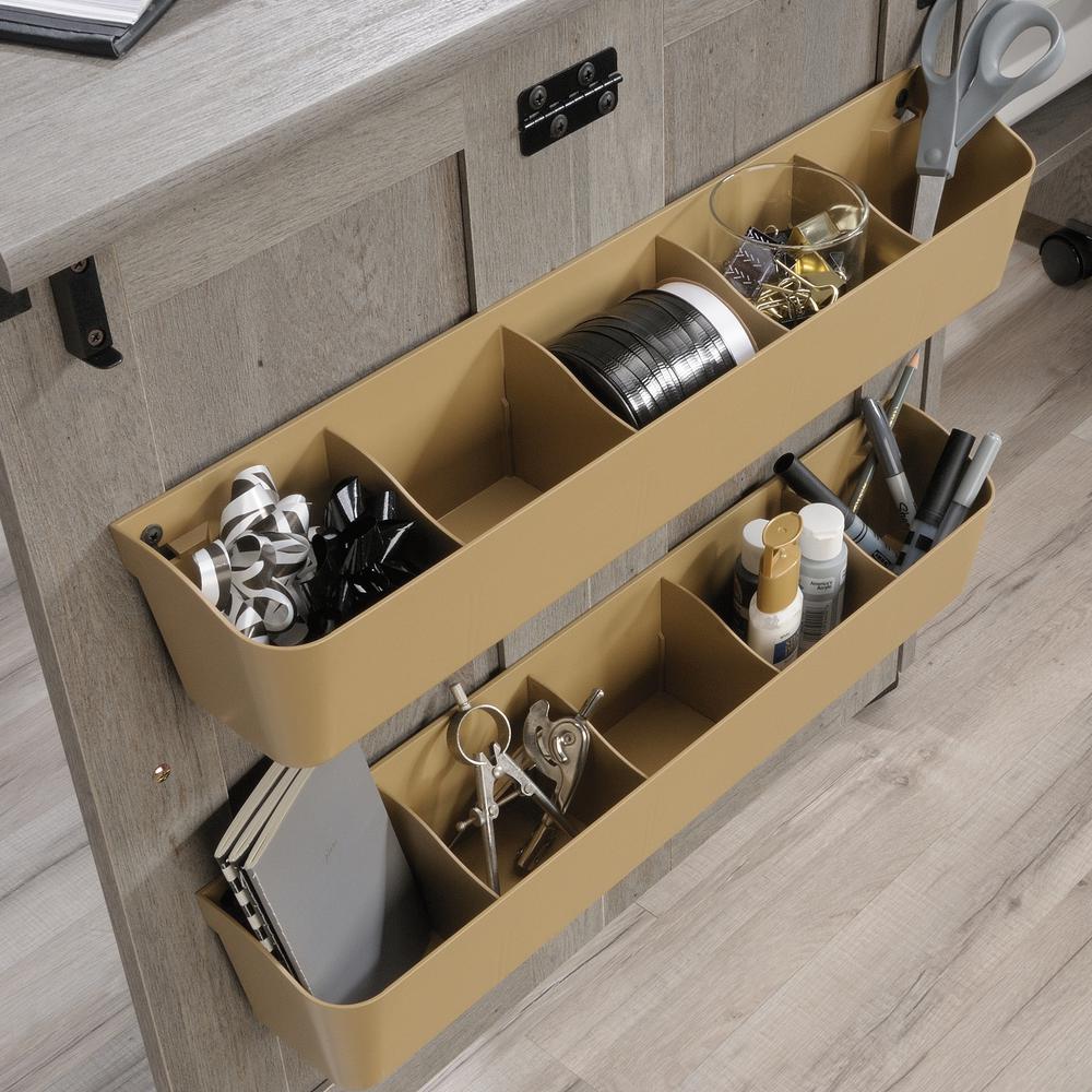 Miscellaneous Storage Craft & Hobby Storage, Mystic Oak finish. Picture 6